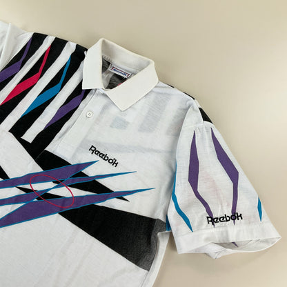 Reebok, Reebok Polo Shirt, Weiß/Bunt, Herren/M