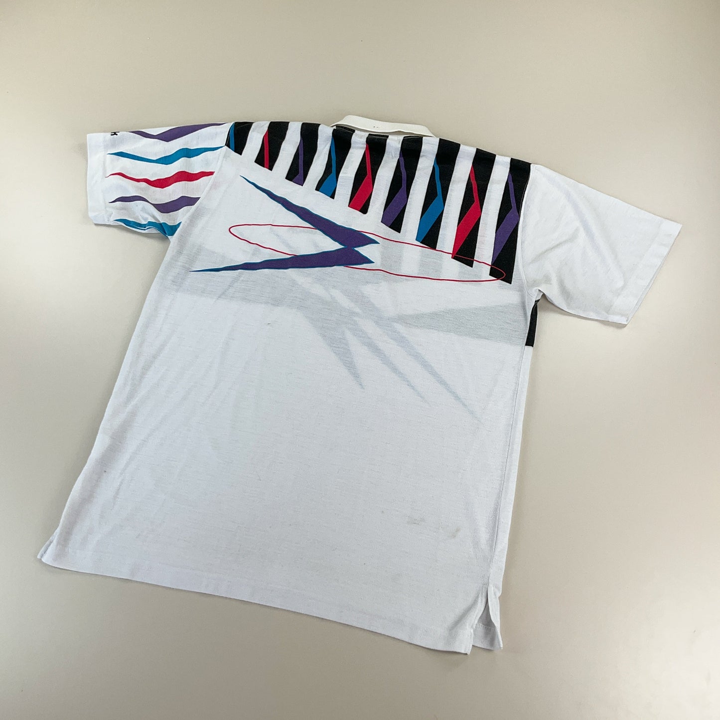 Reebok, Reebok Polo Shirt, Weiß/Bunt, Herren/M