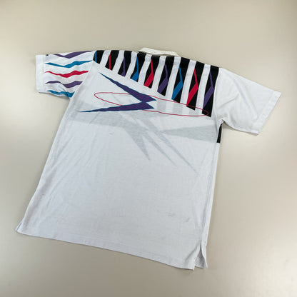 Reebok, Reebok Polo Shirt, Weiß/Bunt, Herren/M