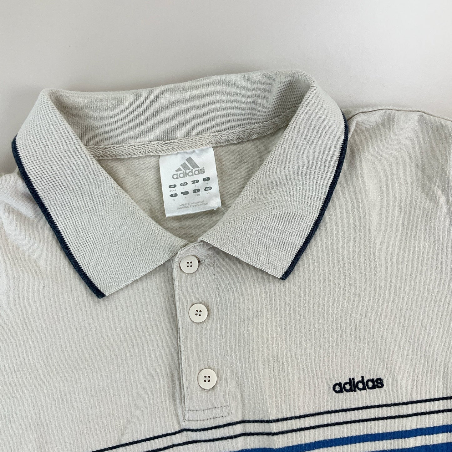 Adidas, Adidas Polo Shirt, Beige, Herren/L