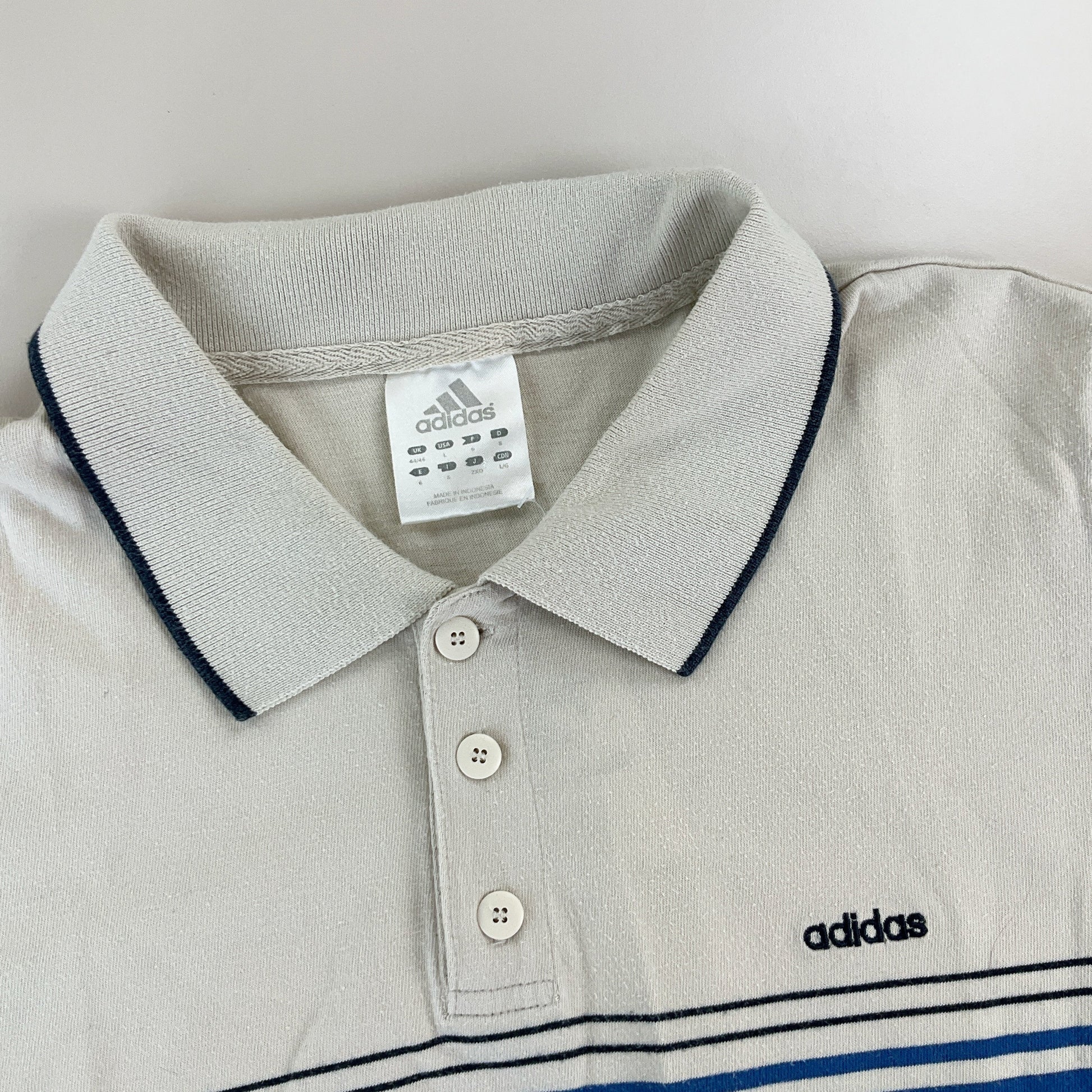 Adidas, Adidas Polo Shirt, Beige, Herren/L