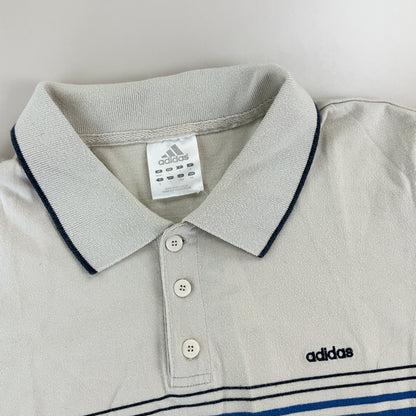 Adidas, Adidas Polo Shirt, Beige, Herren/L