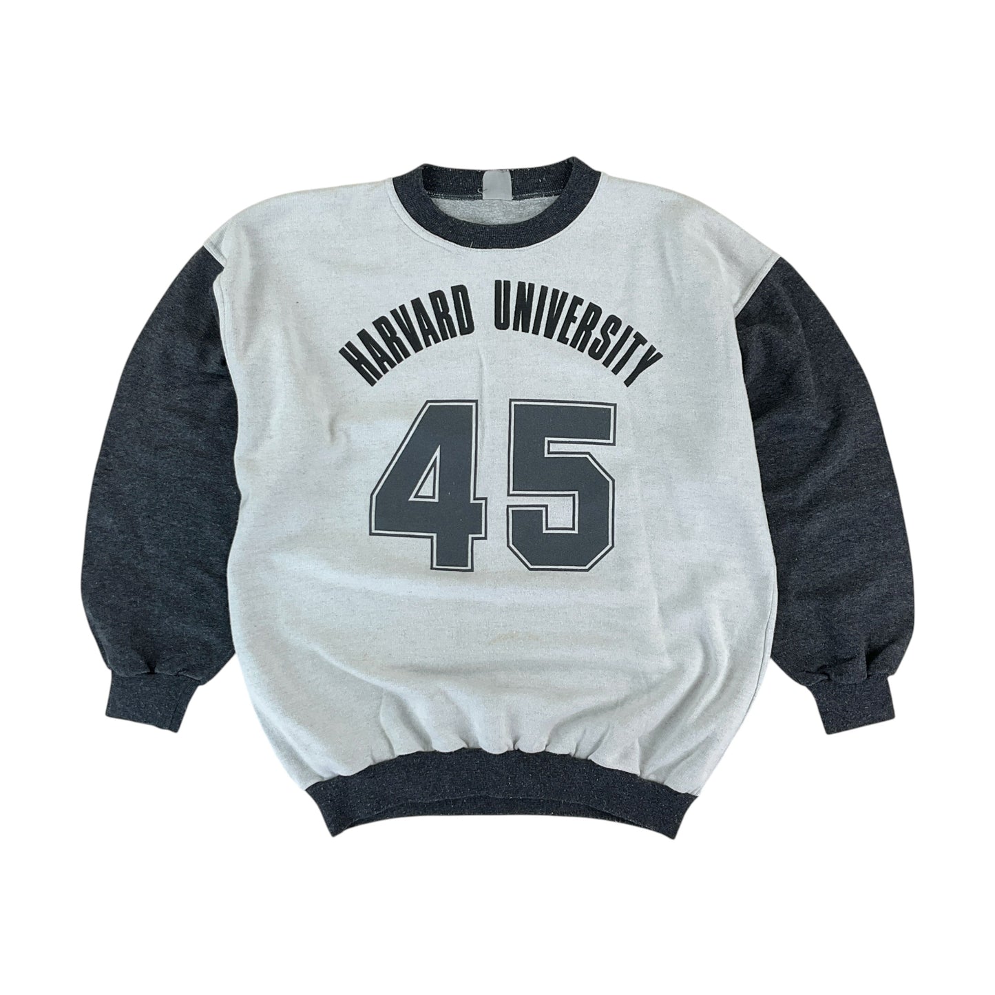 No Name, Harvard University Sweatshirt, Hellgrau/Dunkelgrau, Herren/M