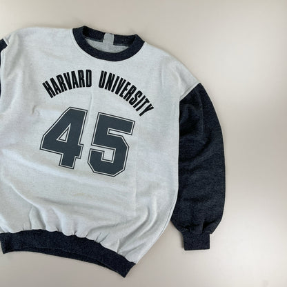 No Name, Harvard University Sweatshirt, Hellgrau/Dunkelgrau, Herren/M