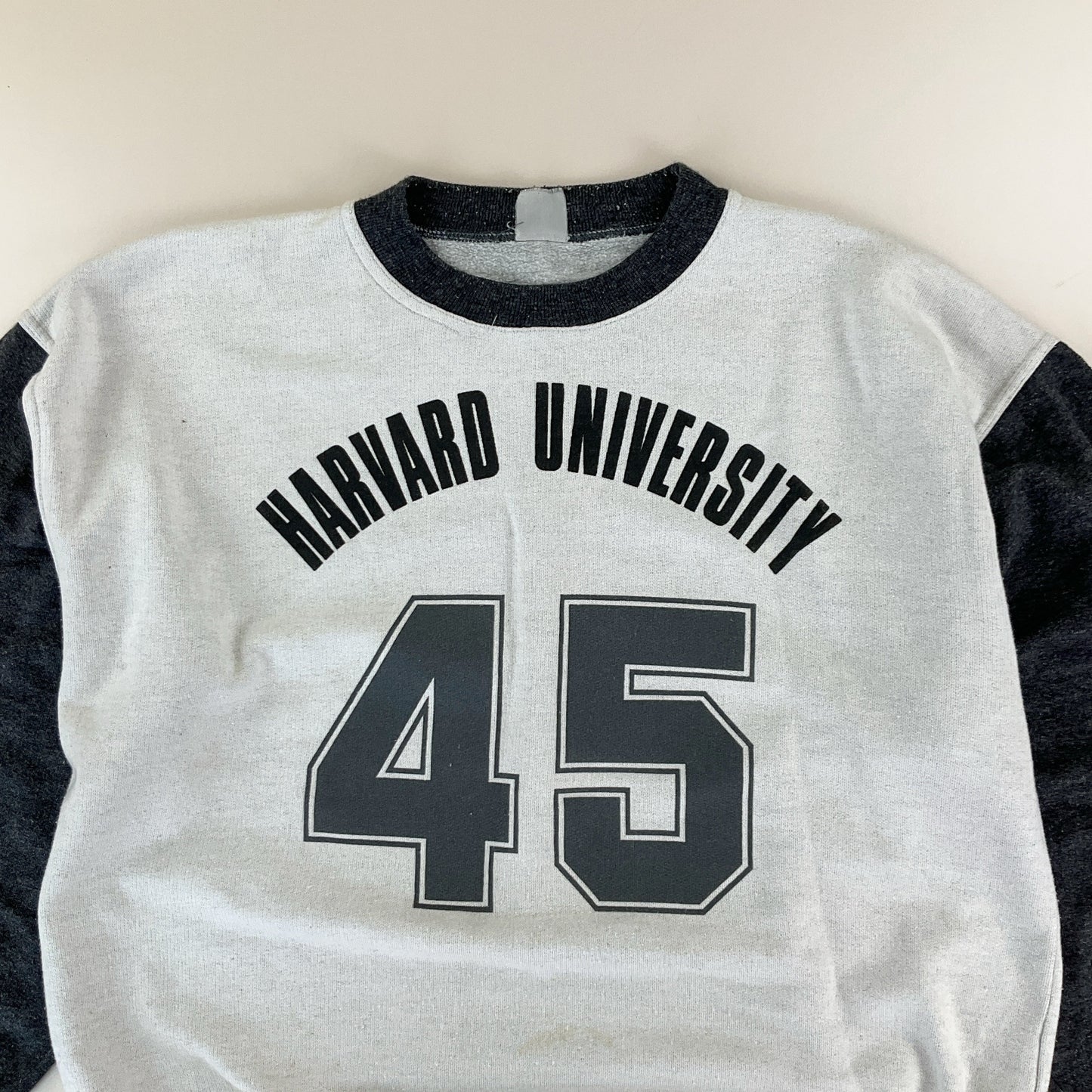 No Name, Harvard University Sweatshirt, Hellgrau/Dunkelgrau, Herren/M