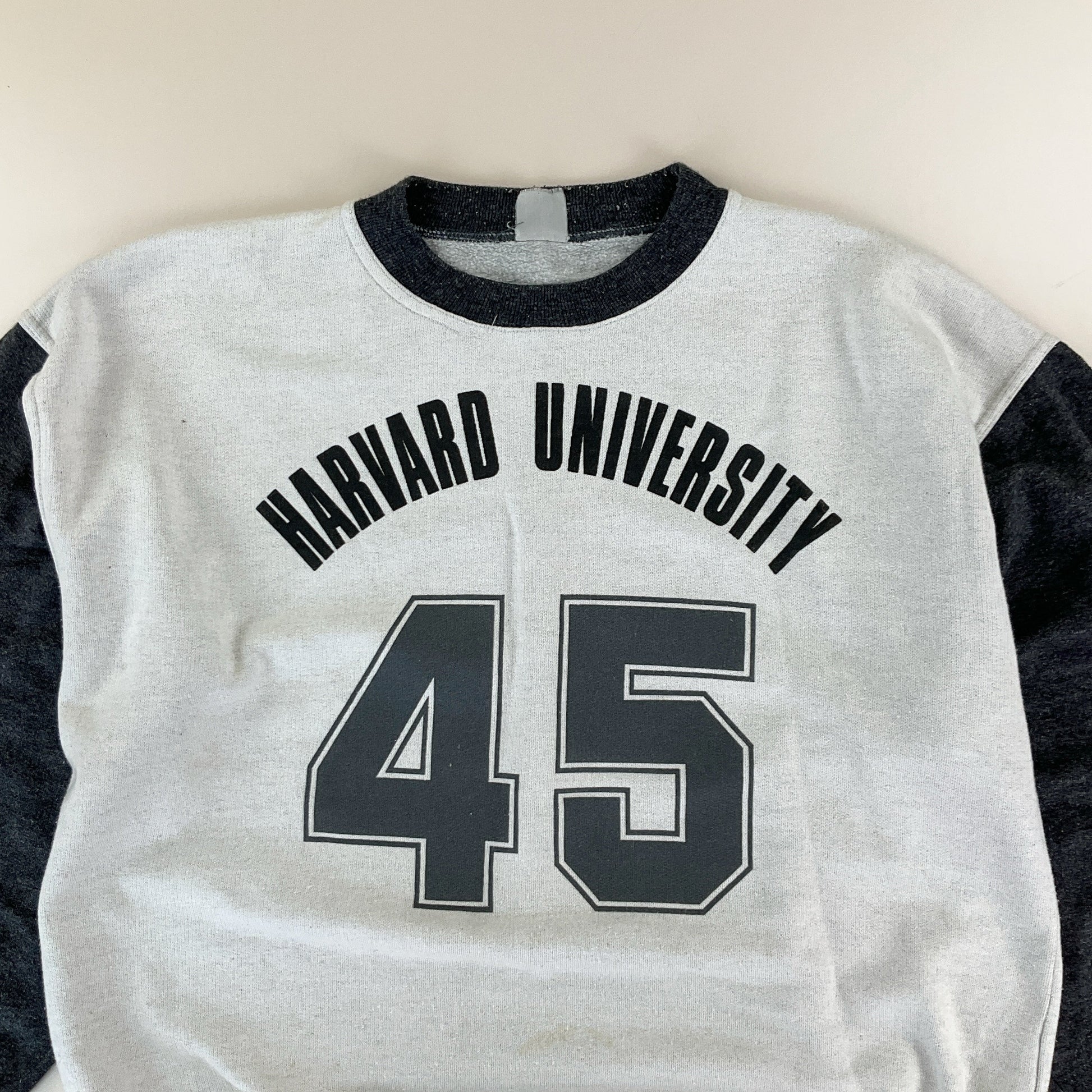 No Name, Harvard University Sweatshirt, Hellgrau/Dunkelgrau, Herren/M