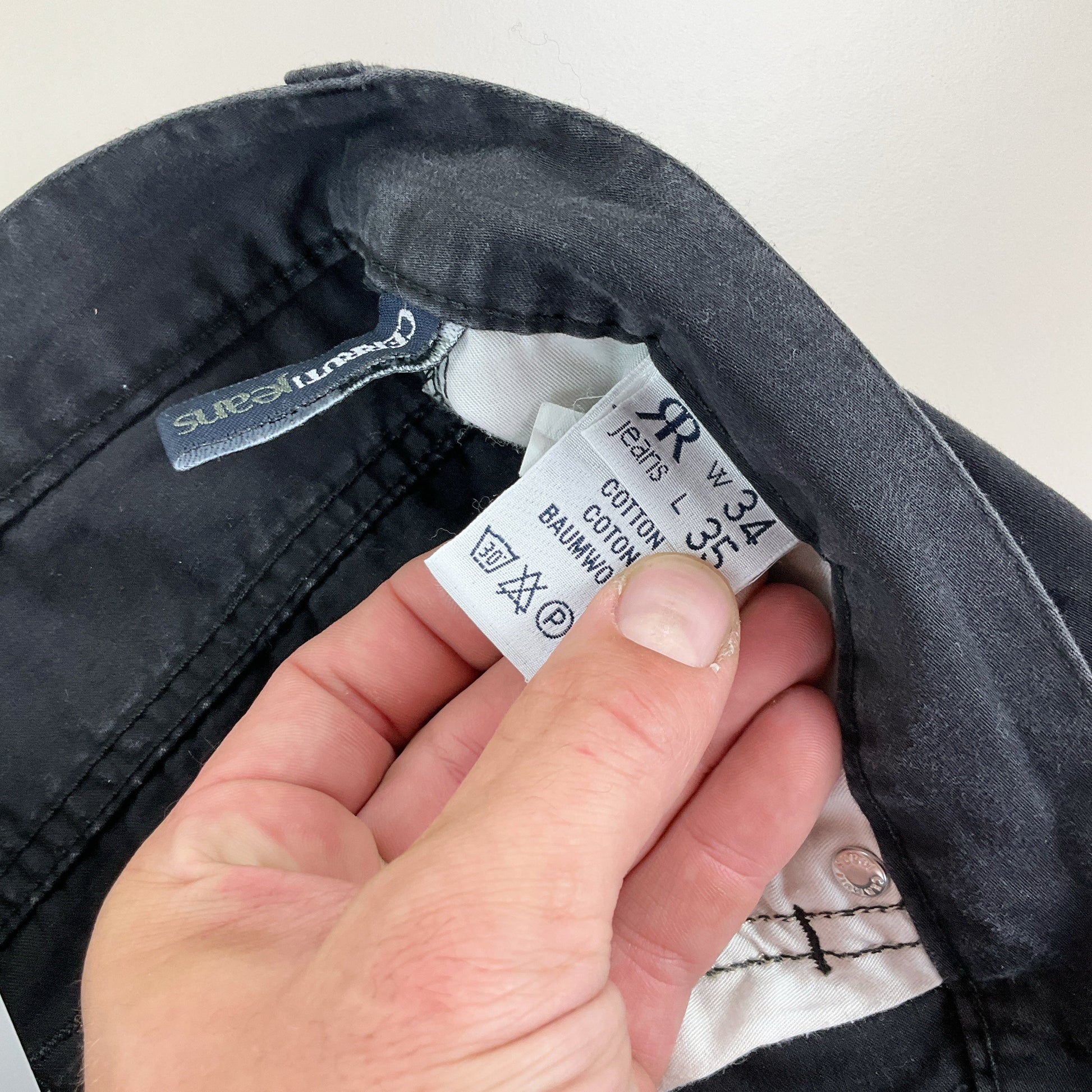 Cerruti, Cerruti Jeans, Schwarz, W34 L35