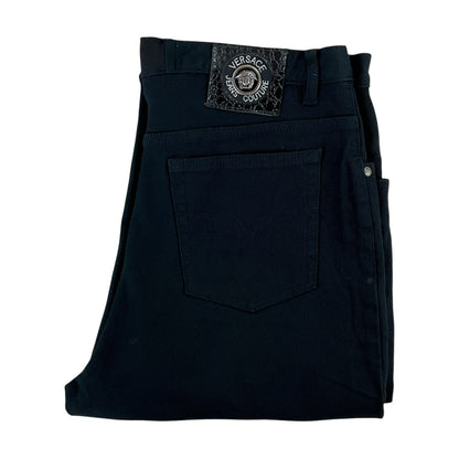 Versace Jeans Couture, Versace Jeans Couture Stoffhose 90s, Schwarz, W32 L34