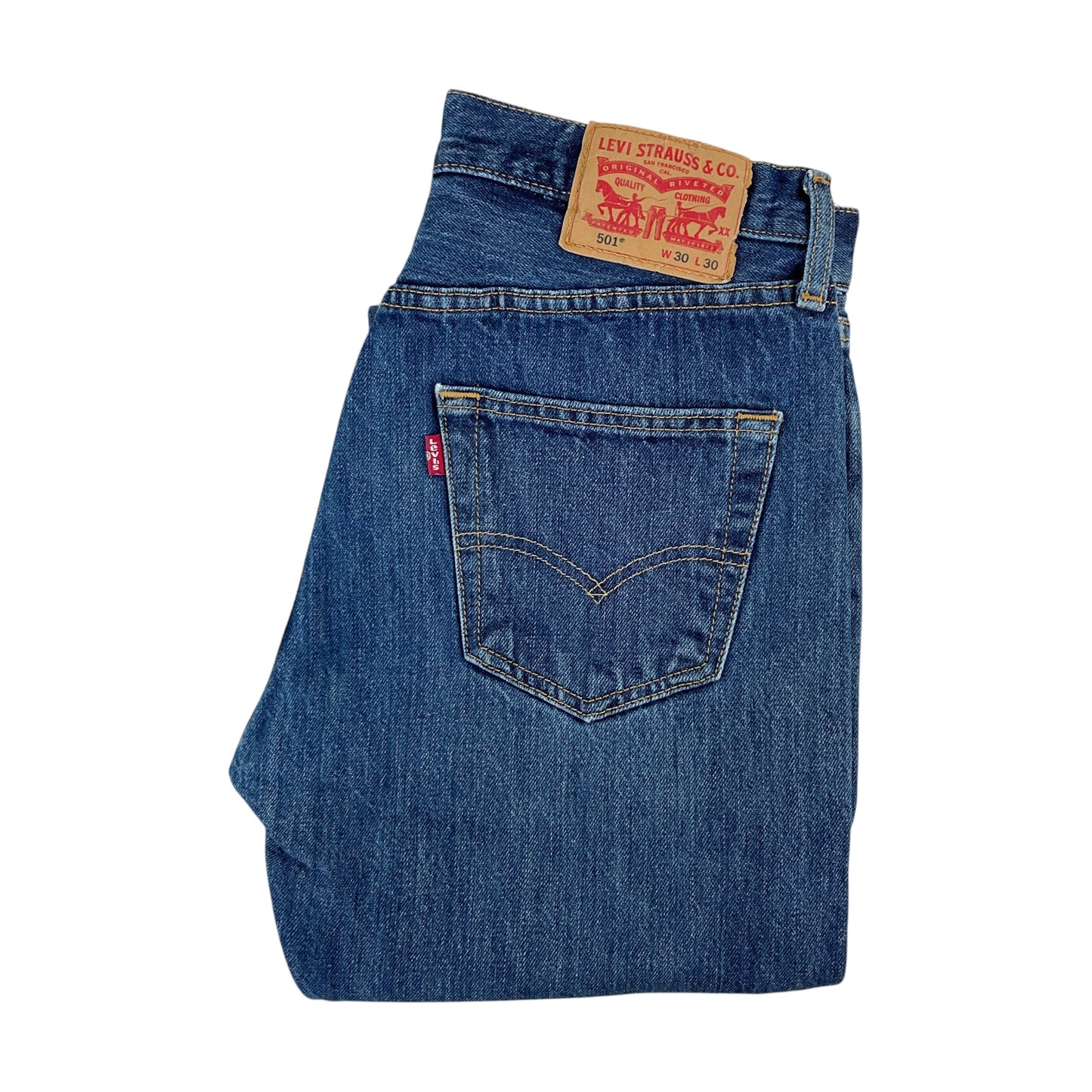 Levi's, Levi's 501 Jeans, Dunkelblau, W30 L30