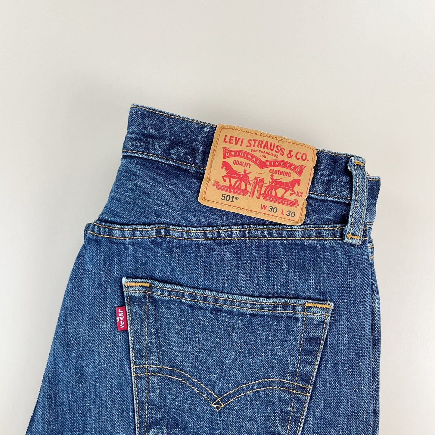 Levi's, Levi's 501 Jeans, Dunkelblau, W30 L30
