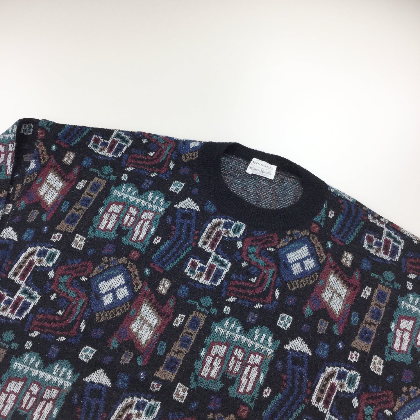 Missoni Neiman Marcus Wool Sweatshirt - XL-olesstore-vintage-secondhand-shop-austria-österreich