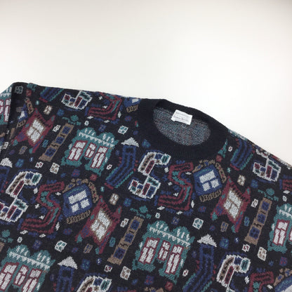 Missoni Neiman Marcus Wool Sweatshirt - XL-olesstore-vintage-secondhand-shop-austria-österreich