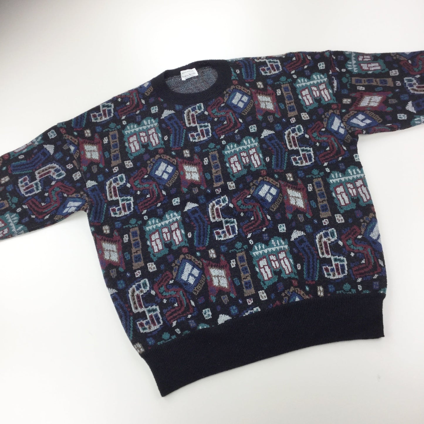 Missoni Neiman Marcus Wool Sweatshirt - XL-olesstore-vintage-secondhand-shop-austria-österreich