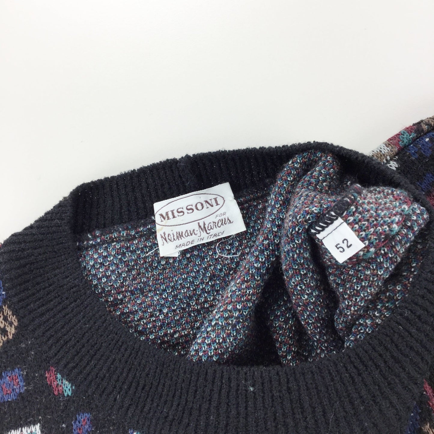 Missoni Neiman Marcus Wool Sweatshirt - XL-olesstore-vintage-secondhand-shop-austria-österreich