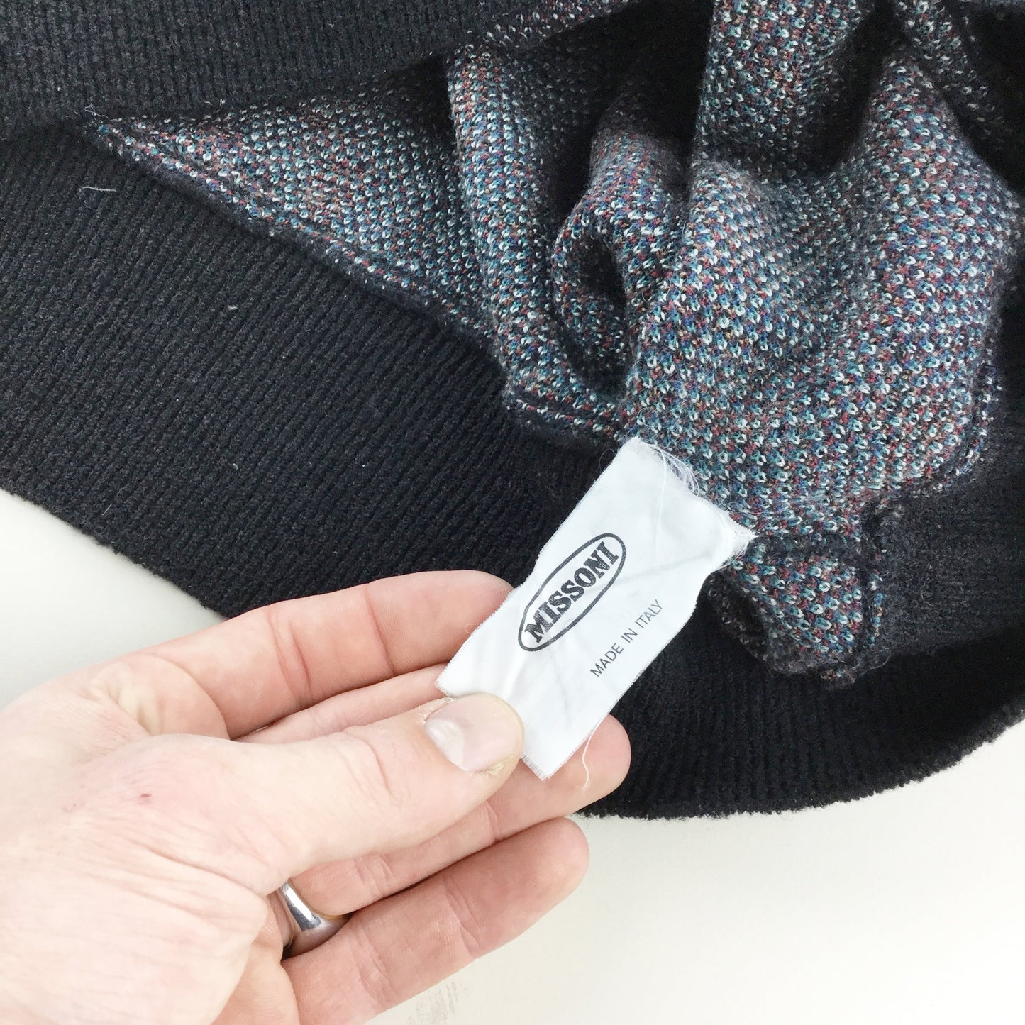 Missoni Neiman Marcus Wool Sweatshirt - XL-olesstore-vintage-secondhand-shop-austria-österreich