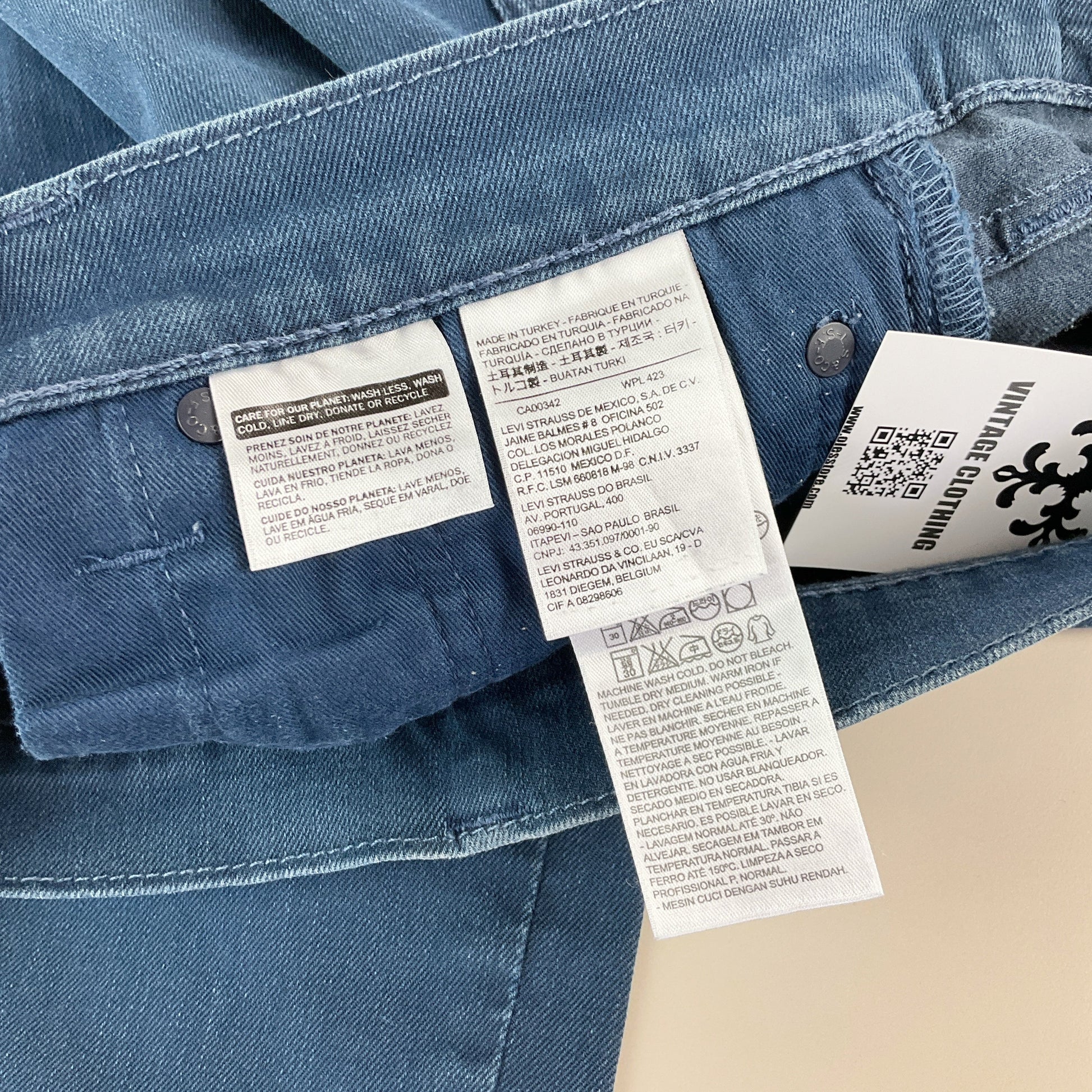 Levi's, Levi's Stoffhose, Blau, W31 L32