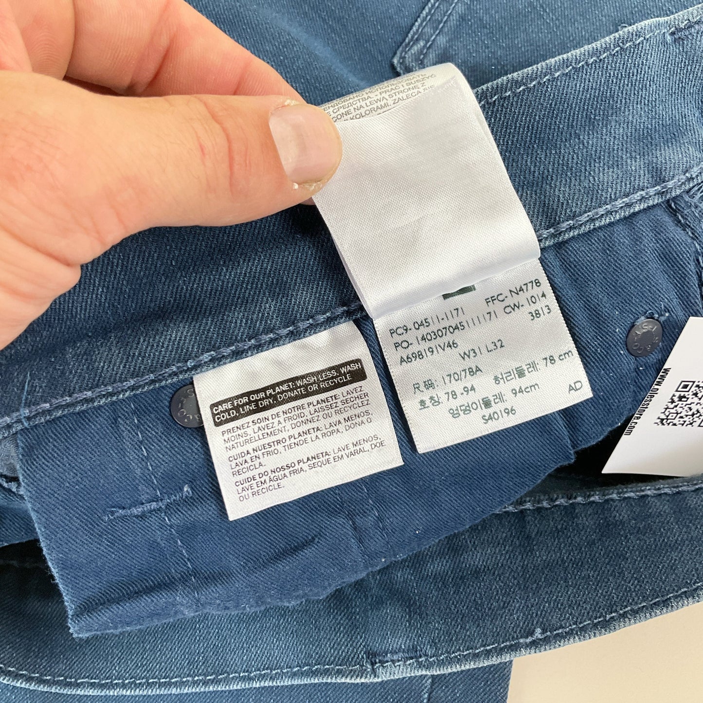 Levi's, Levi's Stoffhose, Blau, W31 L32