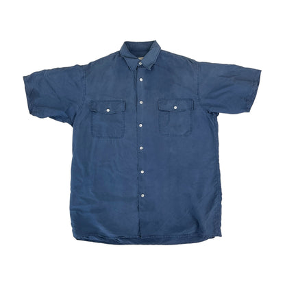 Hugo Boss, Hugo Boss Hemd, Dunkelblau, Herren/XL