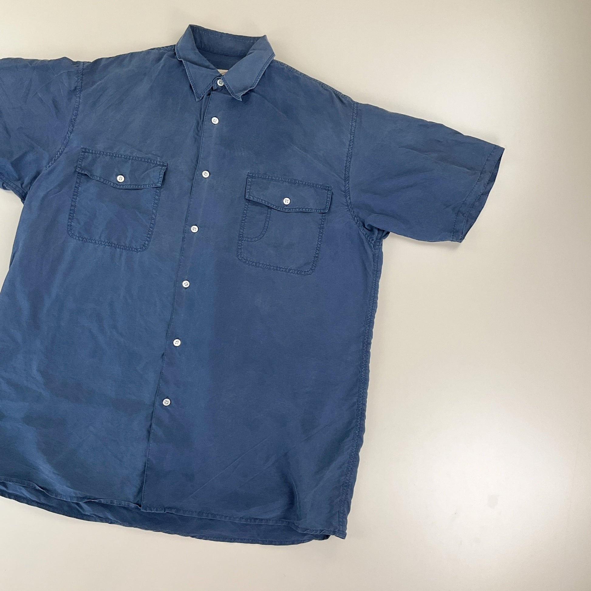 Hugo Boss, Hugo Boss Hemd, Dunkelblau, Herren/XL