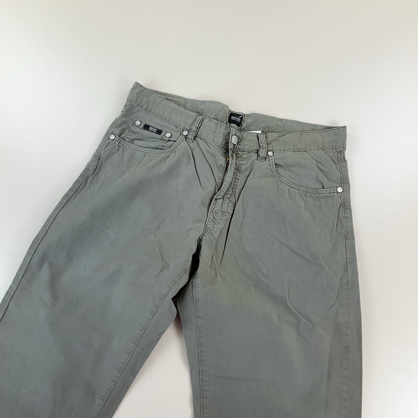 Hugo Boss, Hugo Boss Stoffhose, Grau, W36 L32