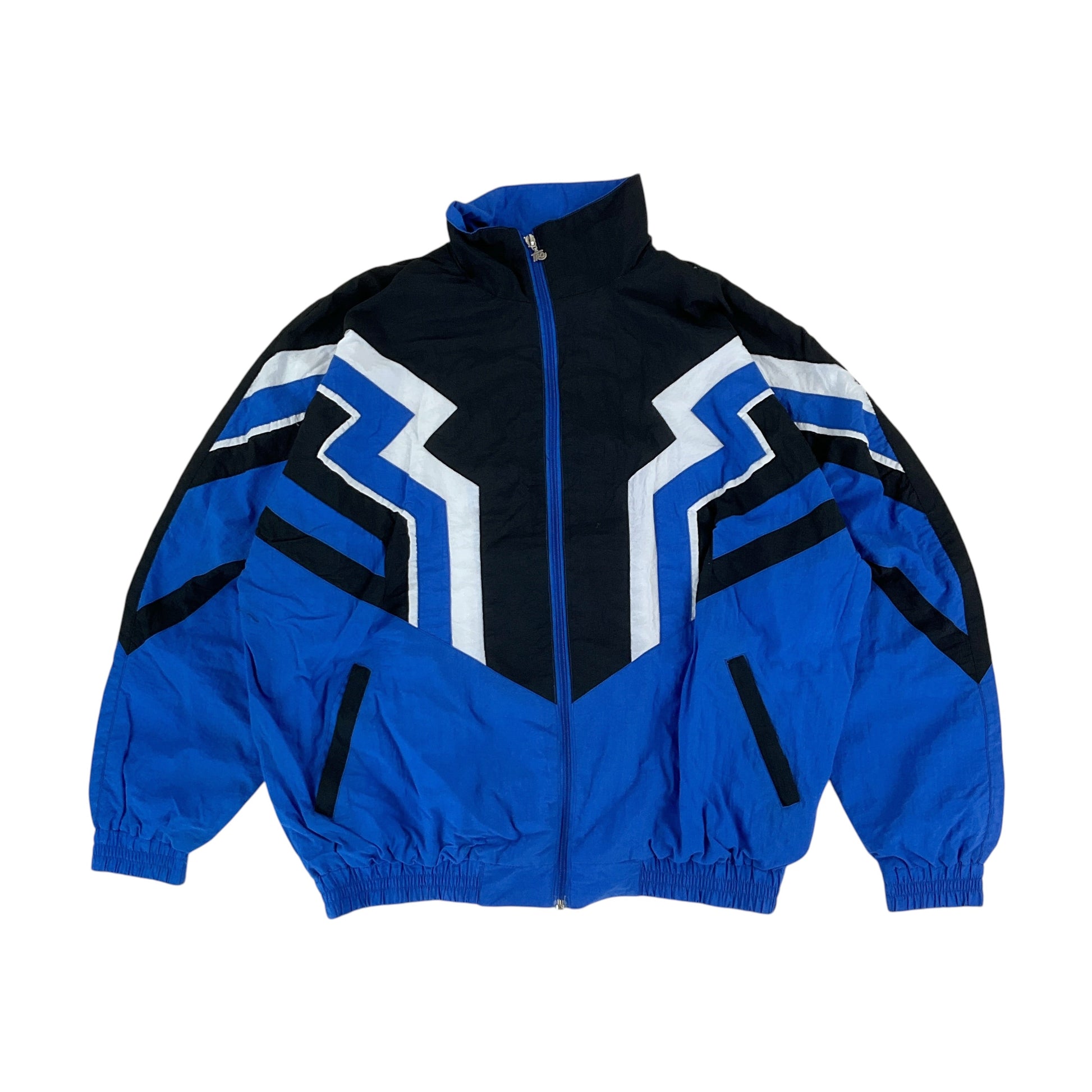 No Name, Retro Trainingsanzug TV Leonding, Schwarz/Blau/Weiß, Herren/L