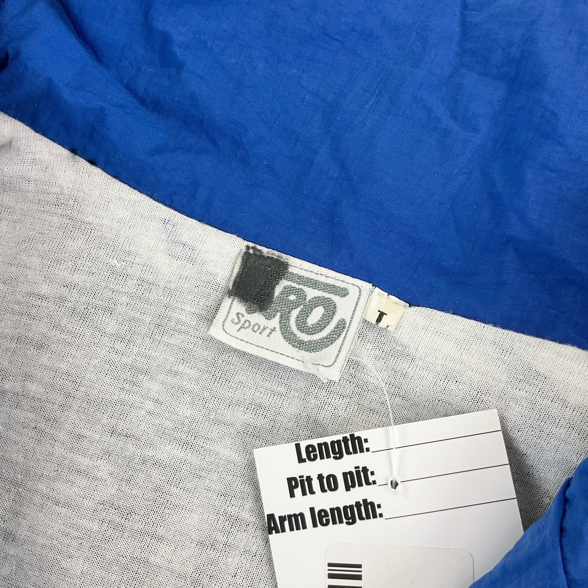 No Name, Retro Trainingsanzug TV Leonding, Schwarz/Blau/Weiß, Herren/L