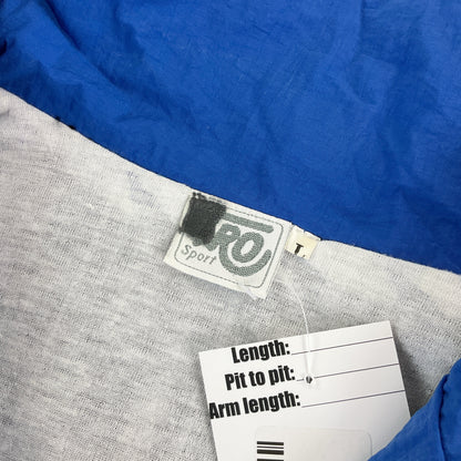 No Name, Retro Trainingsanzug TV Leonding, Schwarz/Blau/Weiß, Herren/L