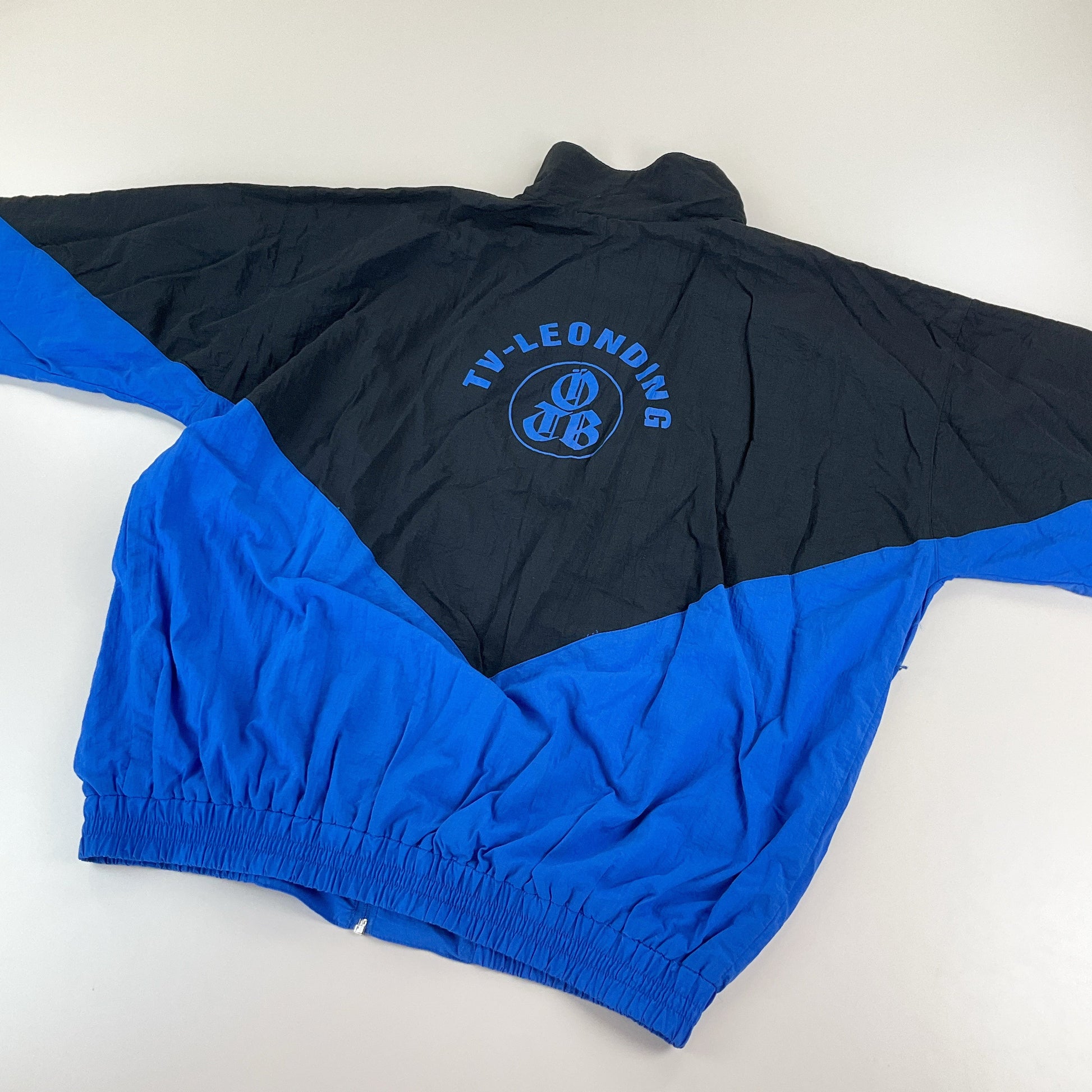 No Name, Retro Trainingsanzug TV Leonding, Schwarz/Blau/Weiß, Herren/L