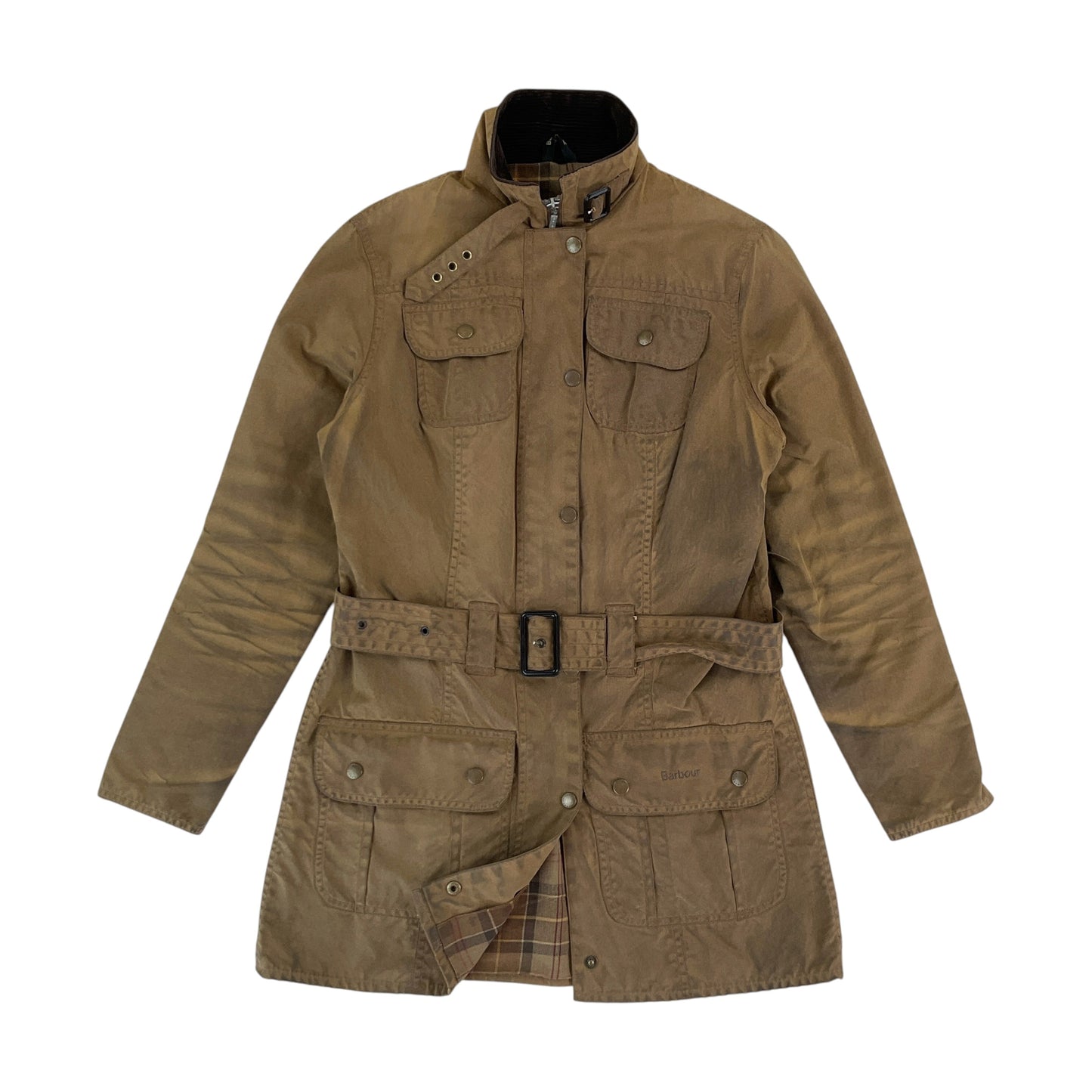 Barbour, Barbour Wachsjacke L1501 Utility Mac, Braun, Damen/M