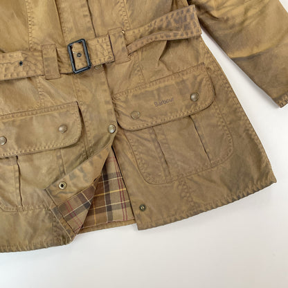 Barbour, Barbour Wachsjacke L1501 Utility Mac, Braun, Damen/M