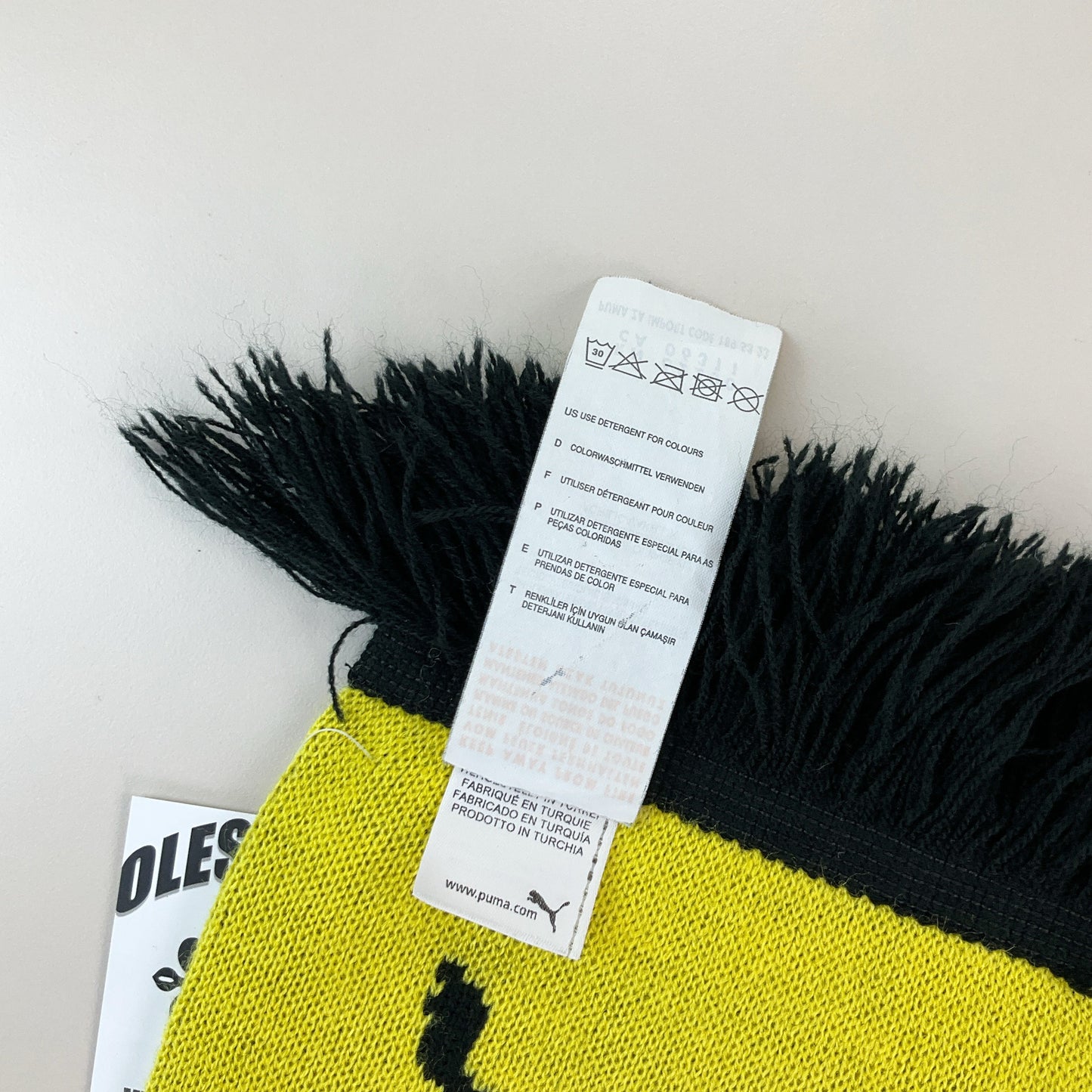 Puma, Puma Borussia Dortmund Fan-Schal, Schwarz-Gelb