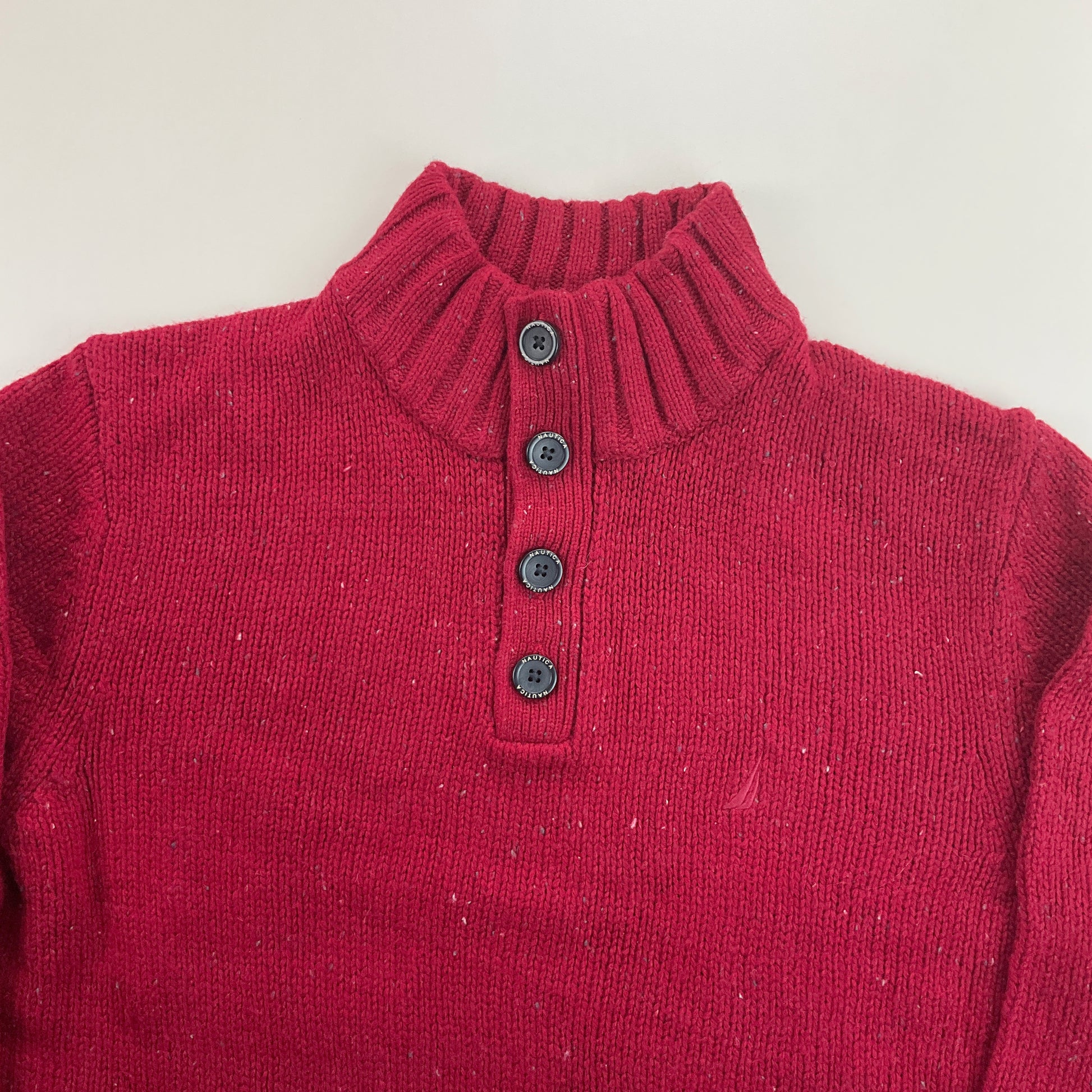 Nautica Button Up Sweatshirt 3 PCS Set - Large-NAUTICA-olesstore-vintage-secondhand-shop-austria-österreich