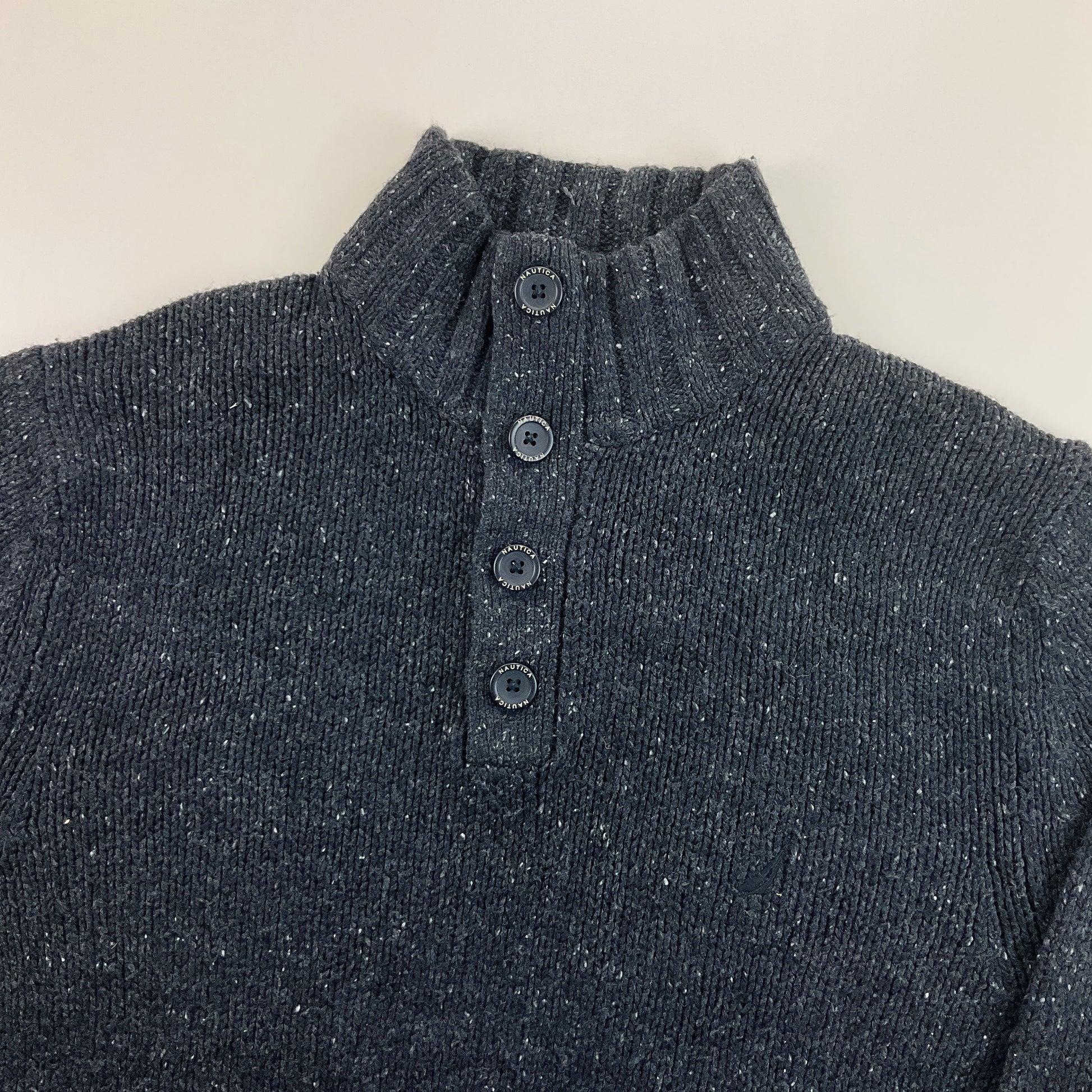 Nautica Button Up Sweatshirt 3 PCS Set - Large-NAUTICA-olesstore-vintage-secondhand-shop-austria-österreich