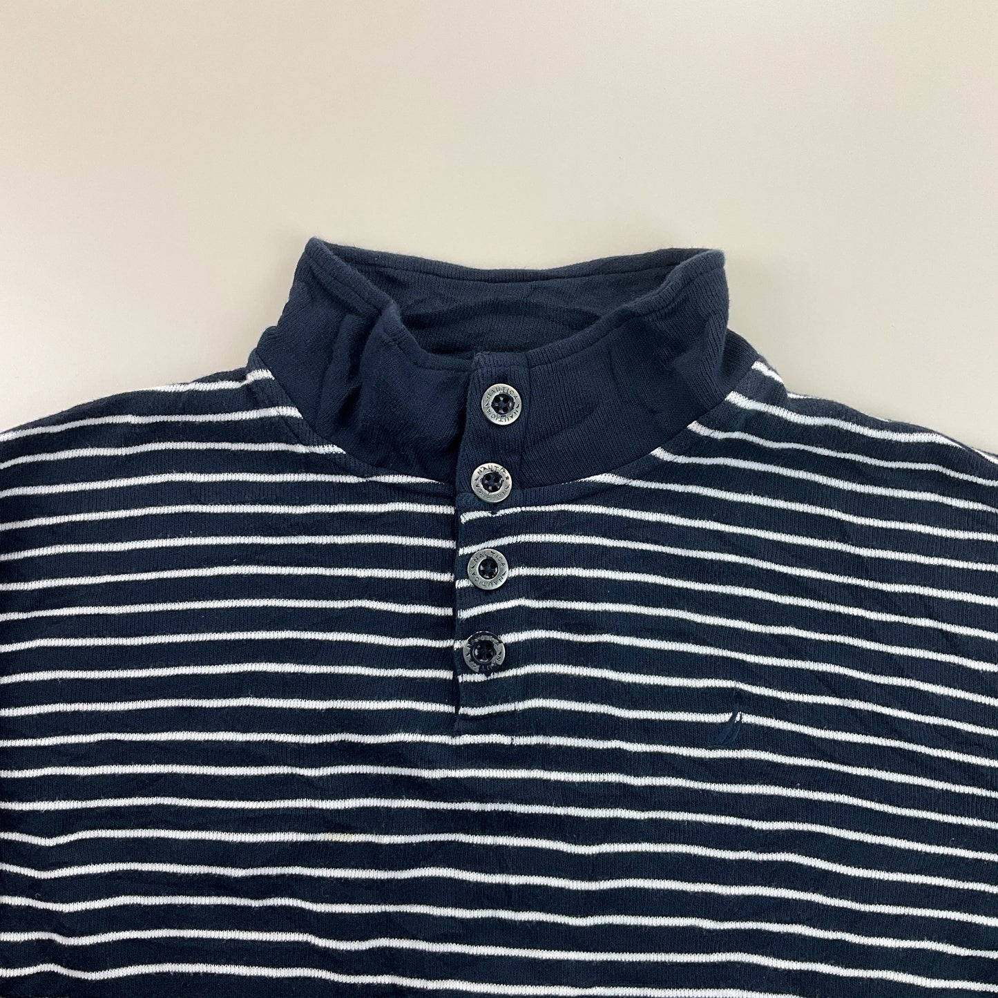 Nautica 1/4 Zip Sweatshirt 3 PCS Set - Large-NAUTICA-olesstore-vintage-secondhand-shop-austria-österreich