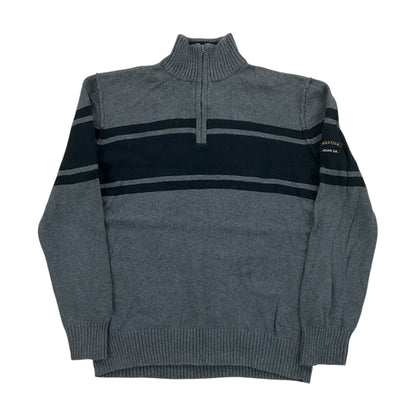 Nautica 1/4 Zip Sweatshirt 3 PCS Set - Large-NAUTICA-olesstore-vintage-secondhand-shop-austria-österreich