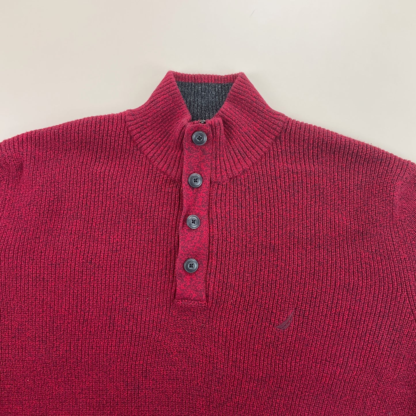 Nautica Button Up Sweatshirt 3 PCS Set - XL-NAUTICA-olesstore-vintage-secondhand-shop-austria-österreich