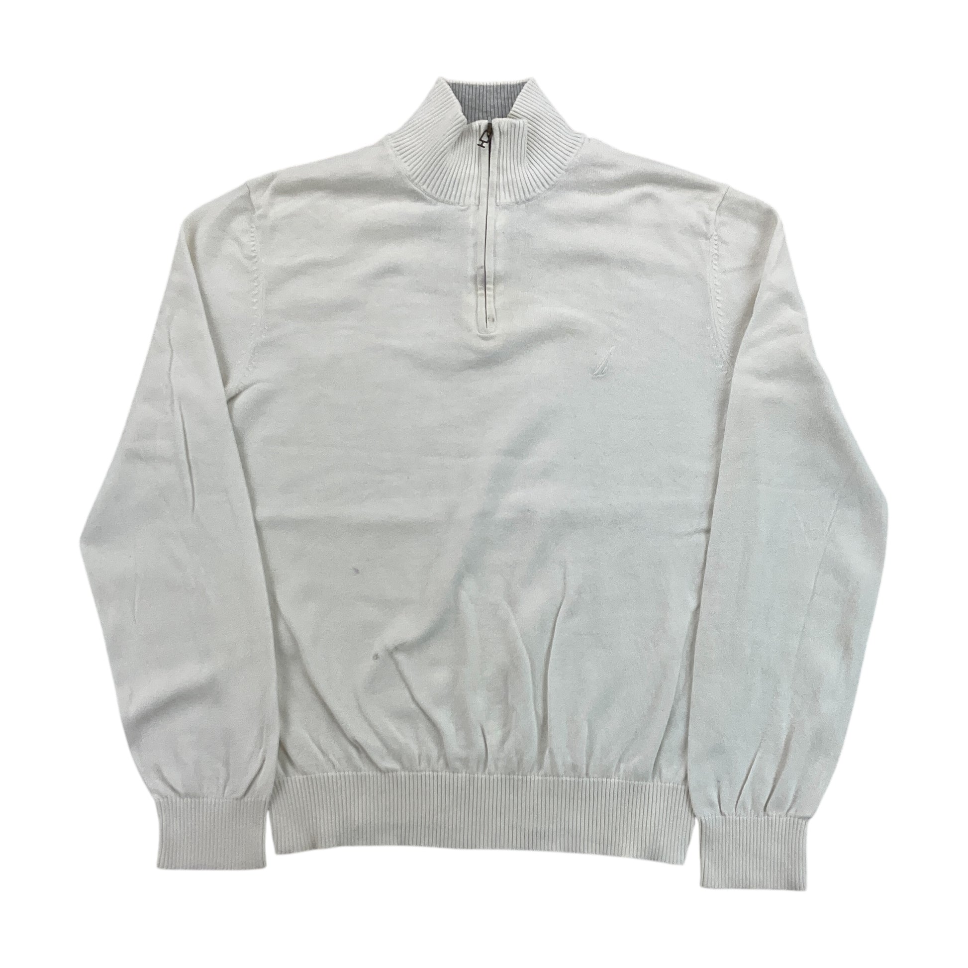 Nautica 1/4 Zip Sweatshirt 3 PCS Set - Large-NAUTICA-olesstore-vintage-secondhand-shop-austria-österreich