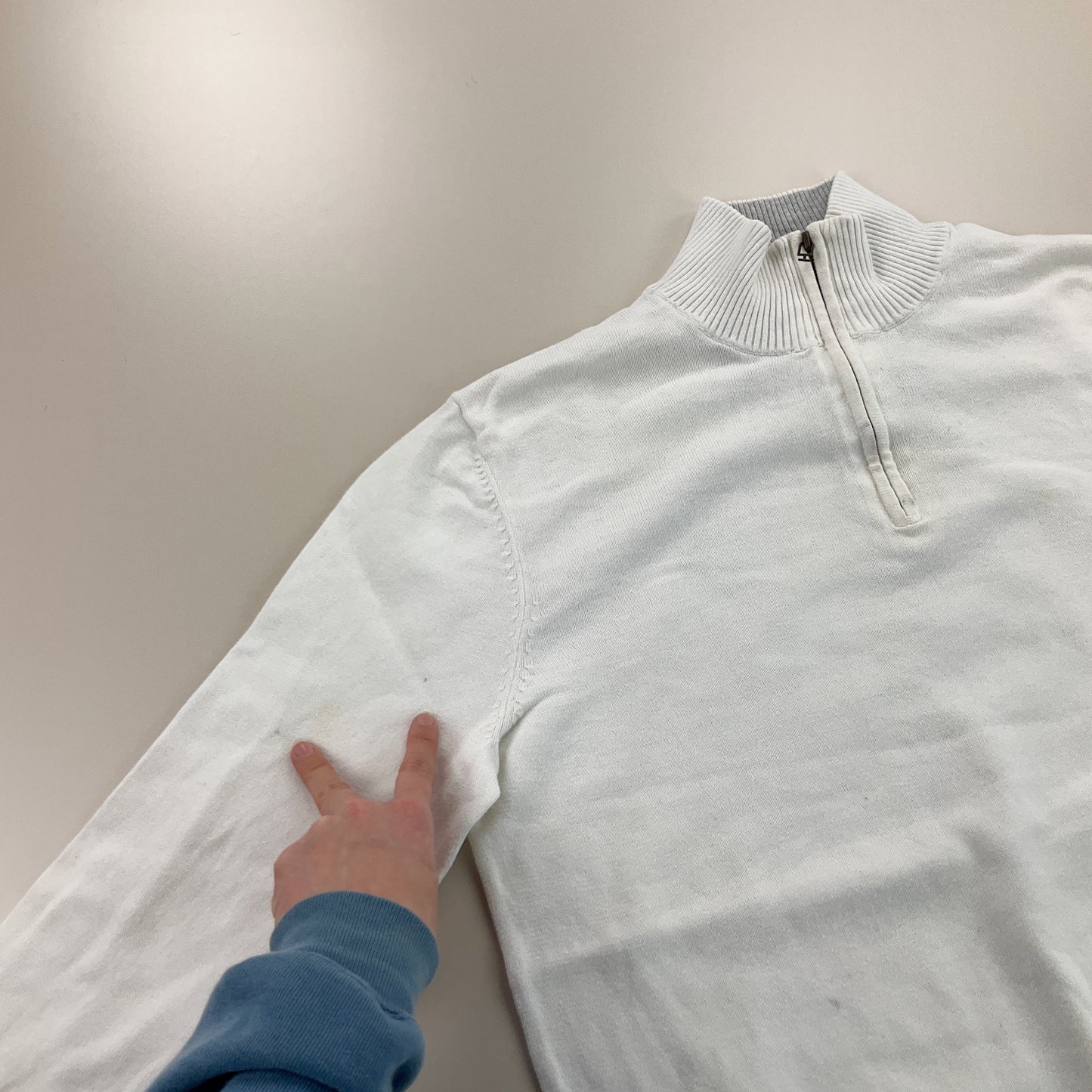 Nautica 1/4 Zip Sweatshirt 3 PCS Set - Large-NAUTICA-olesstore-vintage-secondhand-shop-austria-österreich