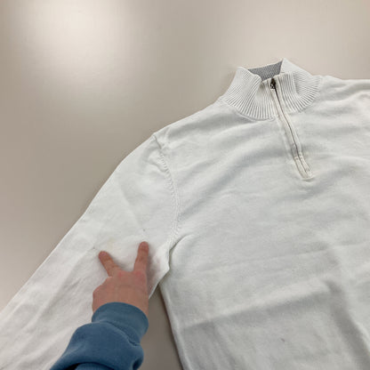 Nautica 1/4 Zip Sweatshirt 3 PCS Set - Large-NAUTICA-olesstore-vintage-secondhand-shop-austria-österreich