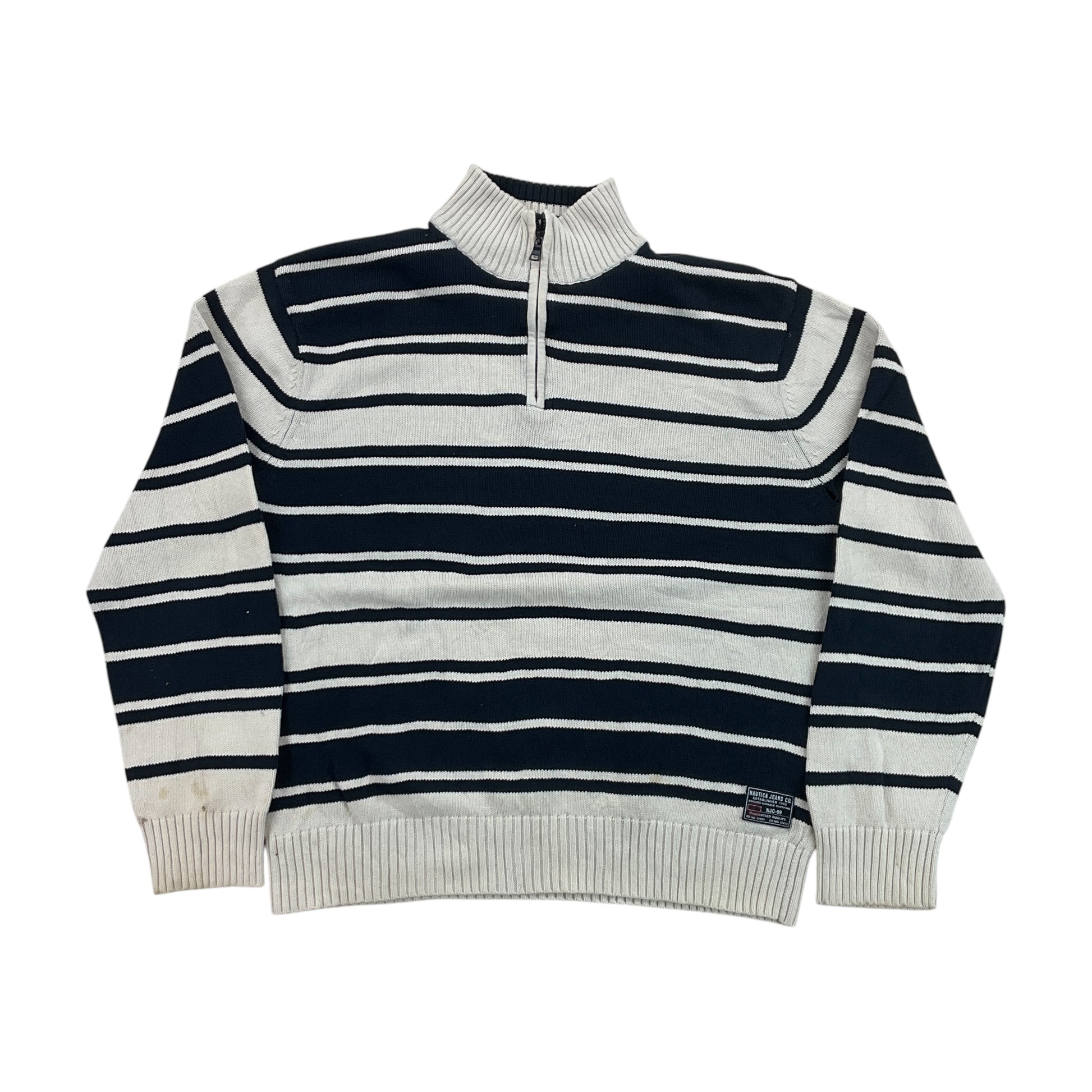 Nautica 1/4 Zip Sweatshirt 3 PCS Set - XL-NAUTICA-olesstore-vintage-secondhand-shop-austria-österreich