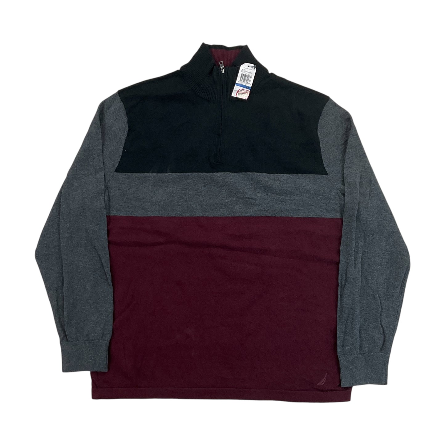 Nautica 1/4 Zip Sweatshirt 3 PCS Set - XL-NAUTICA-olesstore-vintage-secondhand-shop-austria-österreich