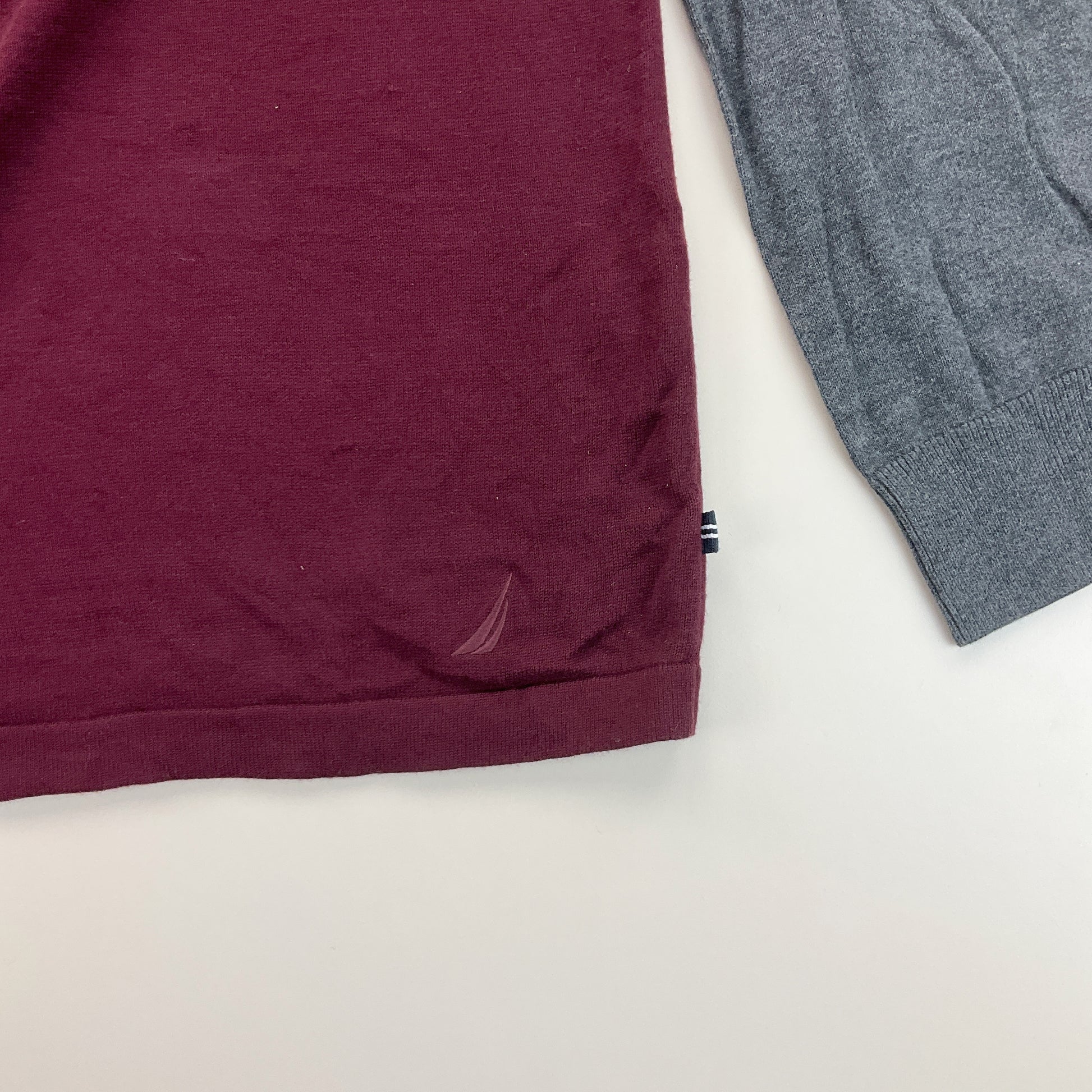 Nautica 1/4 Zip Sweatshirt 3 PCS Set - XL-NAUTICA-olesstore-vintage-secondhand-shop-austria-österreich