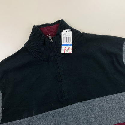 Nautica 1/4 Zip Sweatshirt 3 PCS Set - XL-NAUTICA-olesstore-vintage-secondhand-shop-austria-österreich