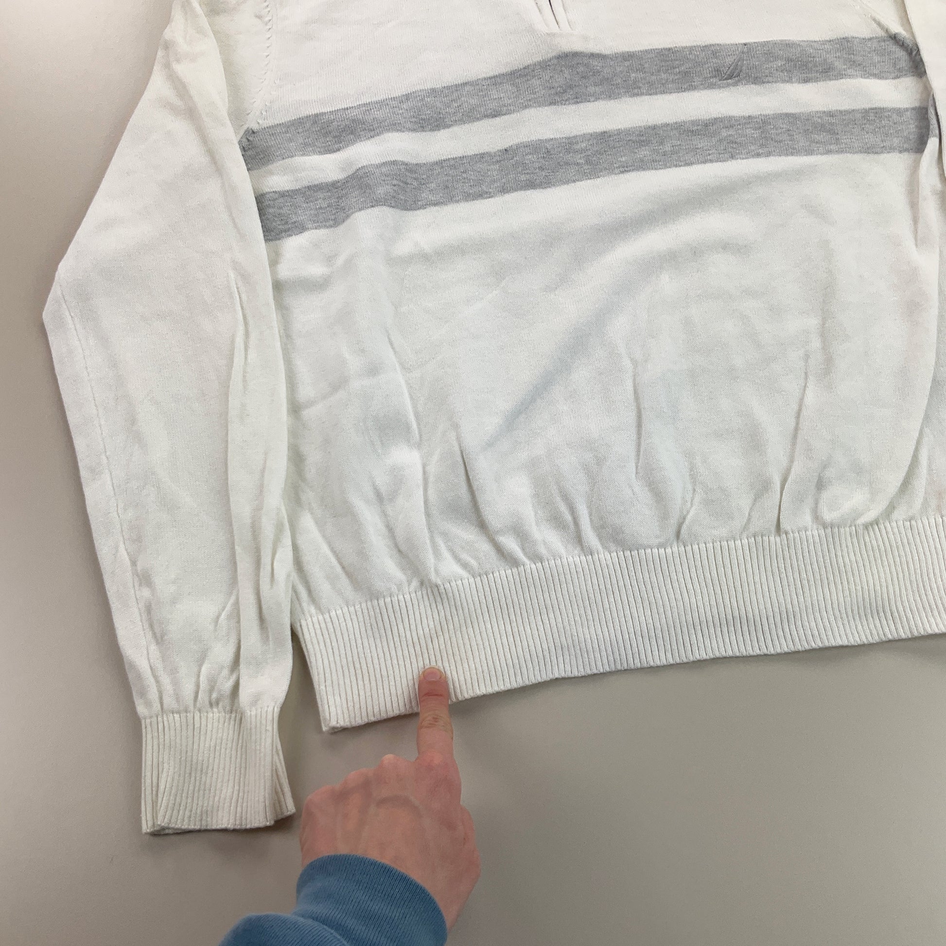 Nautica 1/4 Zip Sweatshirt 3 PCS Set - S/M-NAUTICA-olesstore-vintage-secondhand-shop-austria-österreich