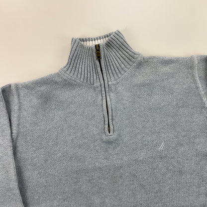 Nautica 1/4 Zip Sweatshirt 3 PCS Set - S/M-NAUTICA-olesstore-vintage-secondhand-shop-austria-österreich