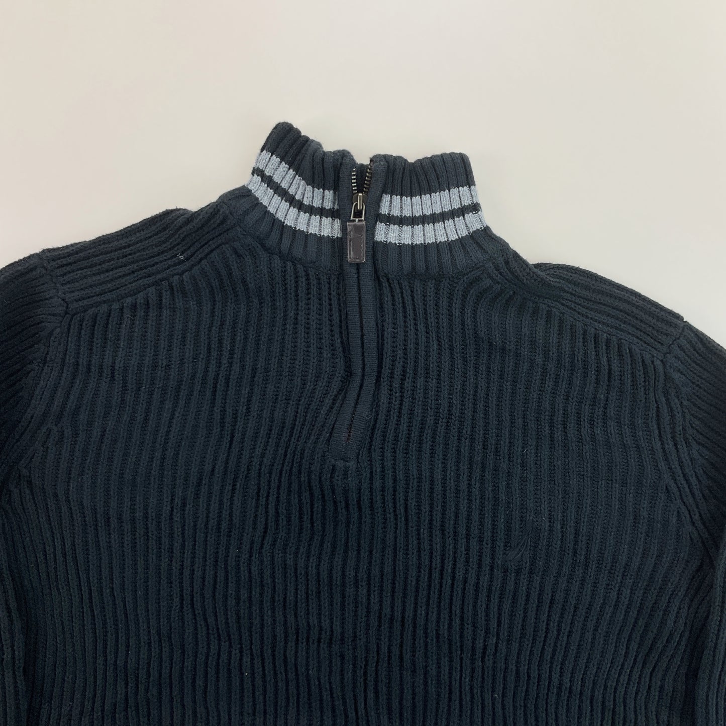 Nautica 1/4 Zip Sweatshirt 3 PCS Set - Medium-NAUTICA-olesstore-vintage-secondhand-shop-austria-österreich