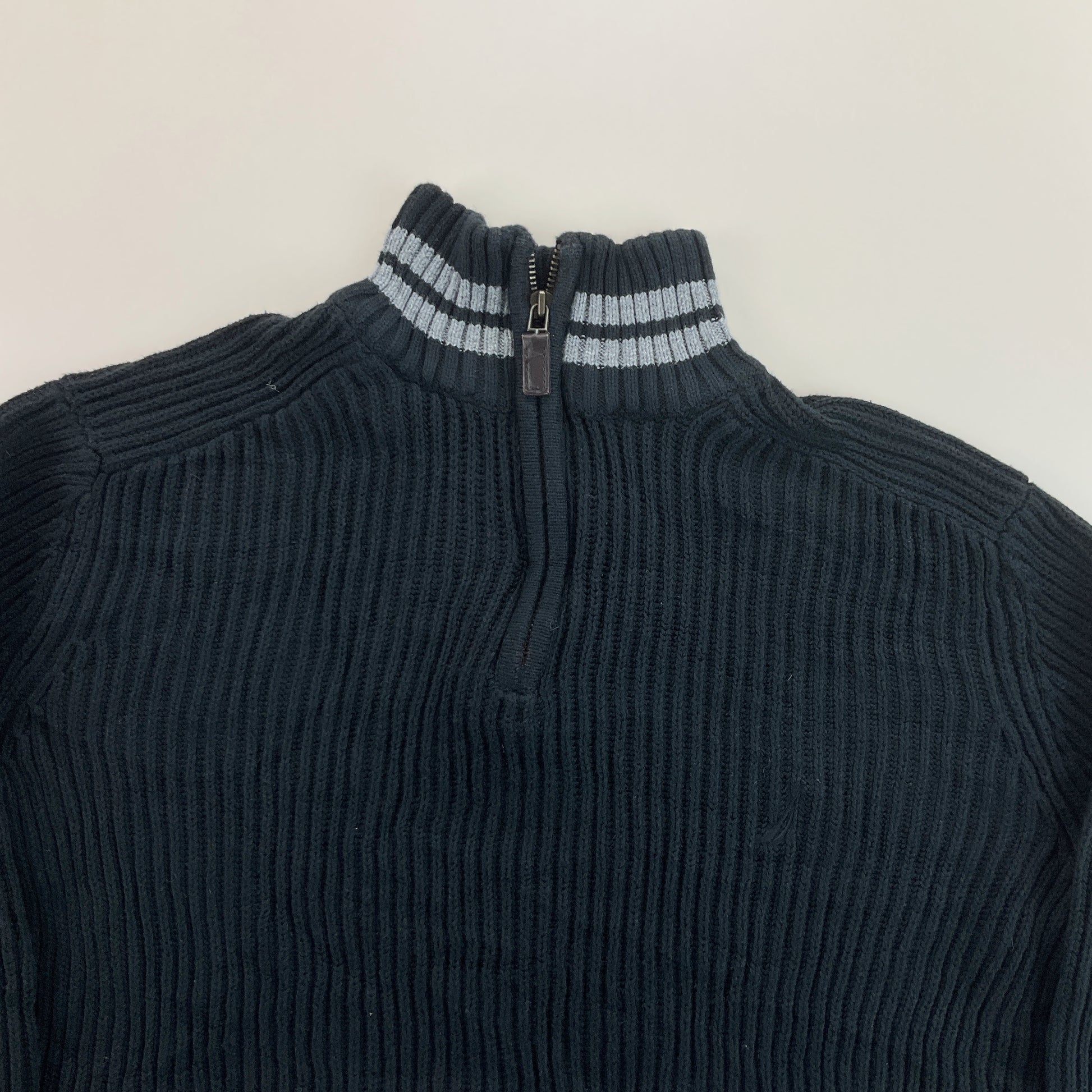 Nautica 1/4 Zip Sweatshirt 3 PCS Set - Medium-NAUTICA-olesstore-vintage-secondhand-shop-austria-österreich