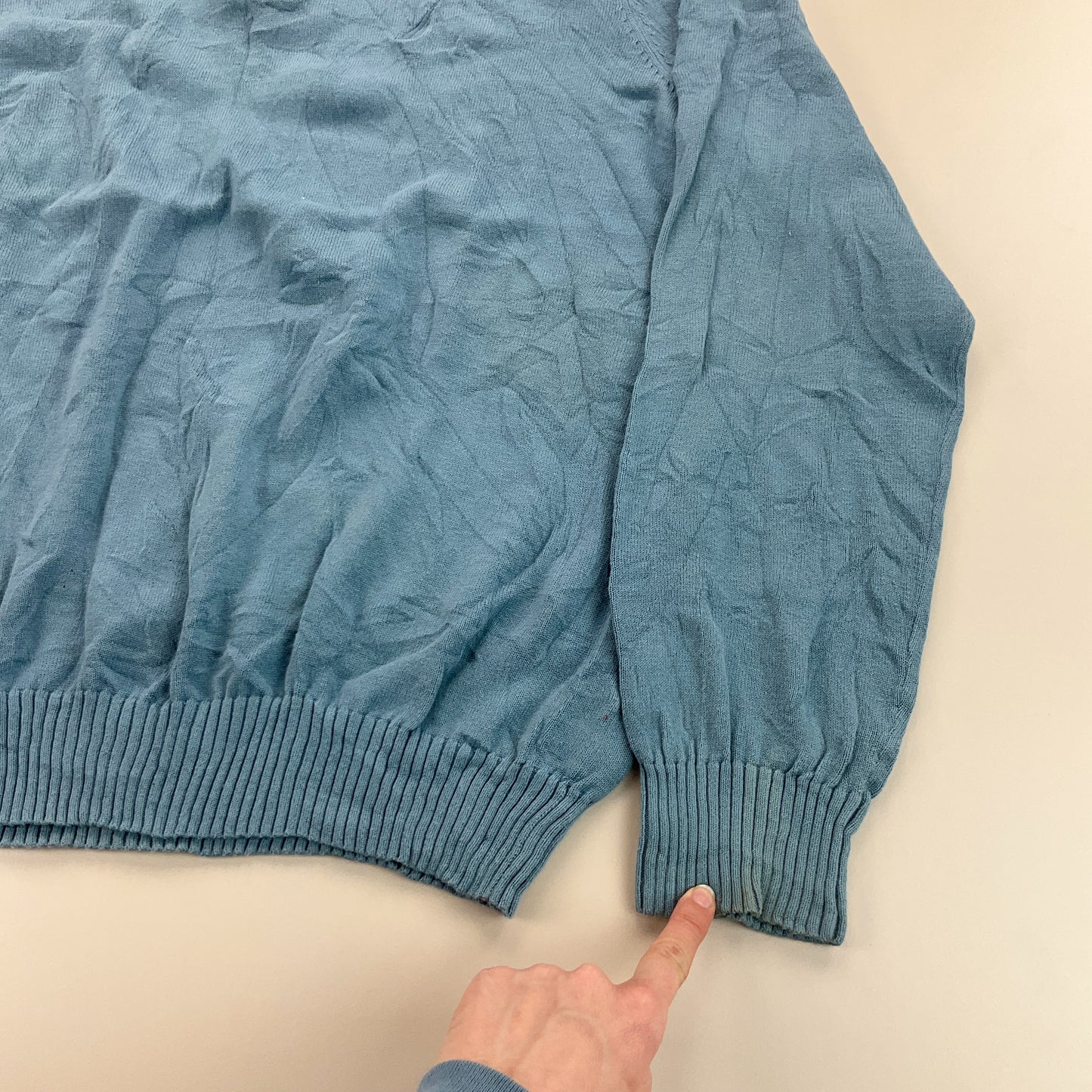 Nautica 1/4 Zip Sweatshirt 3 PCS Set - Medium-NAUTICA-olesstore-vintage-secondhand-shop-austria-österreich