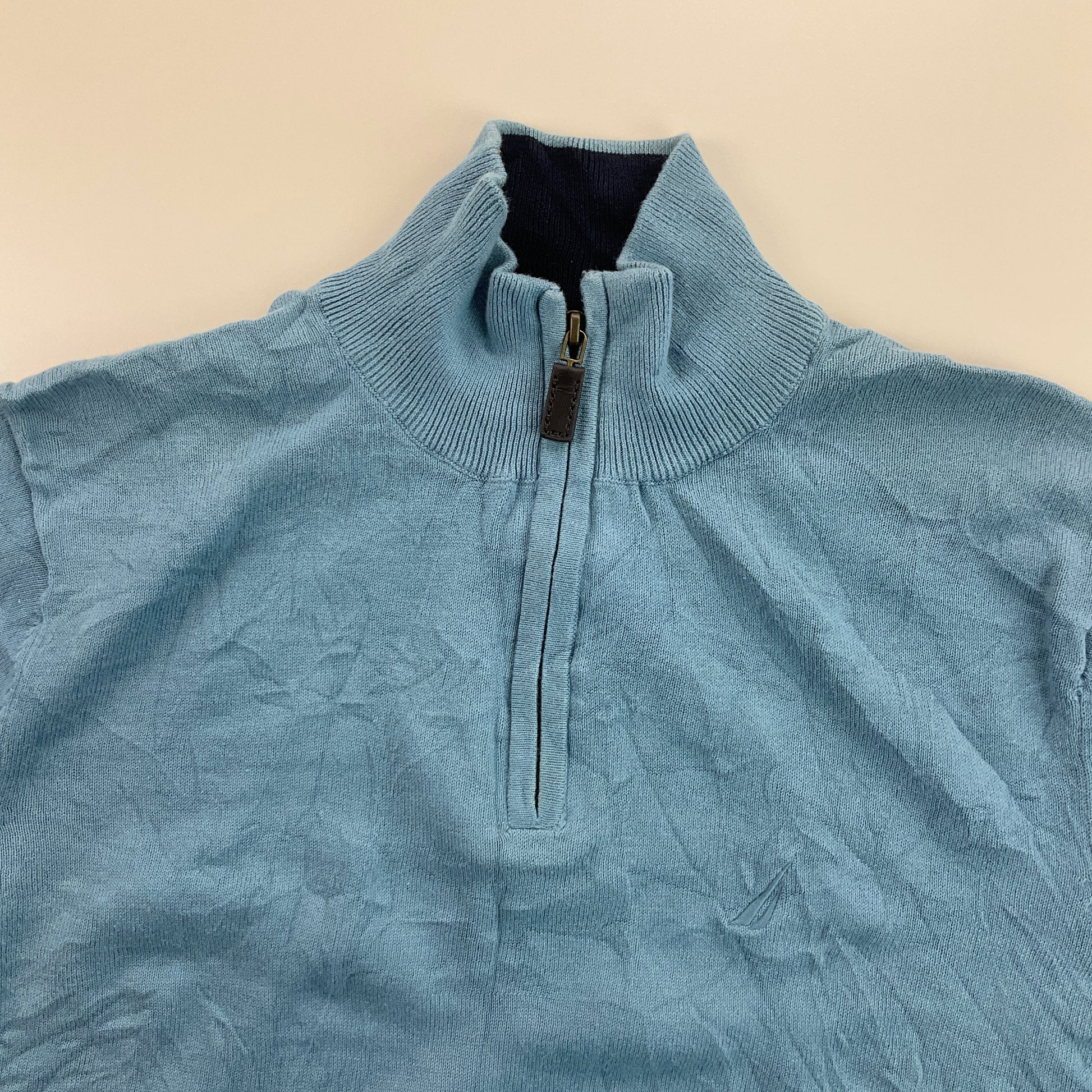 Nautica 1/4 Zip Sweatshirt 3 PCS Set - Medium-NAUTICA-olesstore-vintage-secondhand-shop-austria-österreich