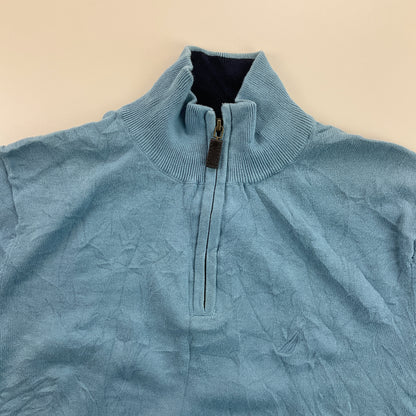 Nautica 1/4 Zip Sweatshirt 3 PCS Set - Medium-NAUTICA-olesstore-vintage-secondhand-shop-austria-österreich
